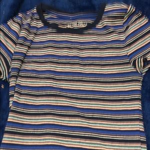 Striped slim fit tee-